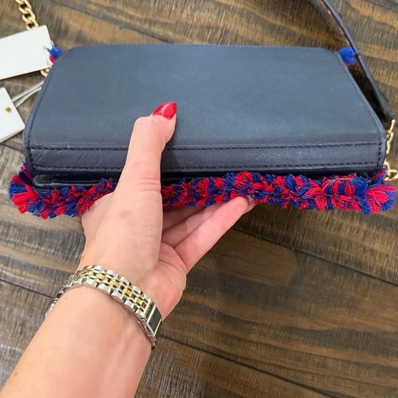 RARE Tory Burch Colorful Floral Embroidered Crossbody Bag - Picture 16 of 16